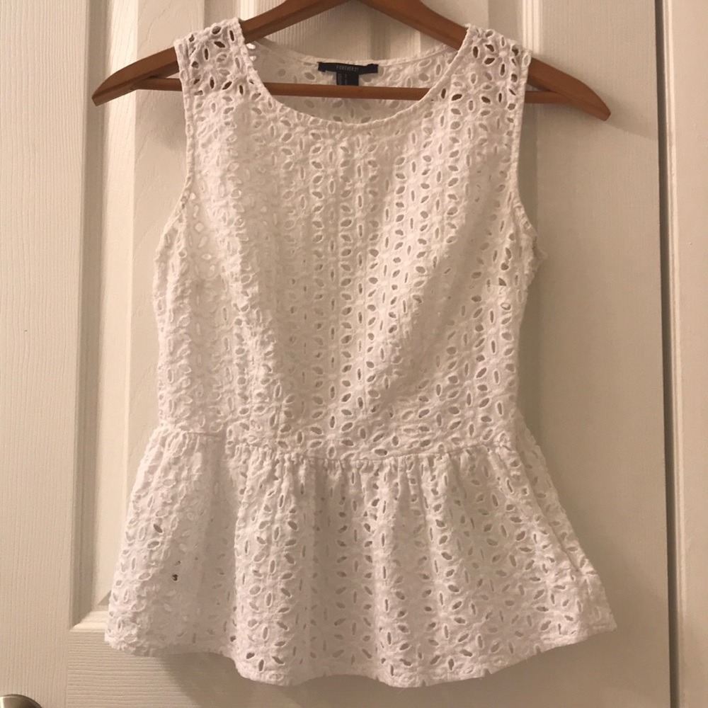 Forever 21 side zip sleeveless top size S